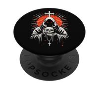 Deliver Us From Evil Matthew 6:13 Dark Christian Bible Verse PopSockets Adhesive PopGrip