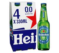 Delivered Chilled - Heineken 0.0 Alcohol Free Beer 4 x 330 ml