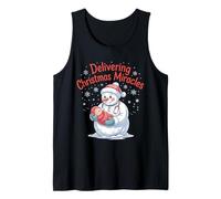 Delivering Christmas Miracles Snowman OBGYN Baby Design Tank Top