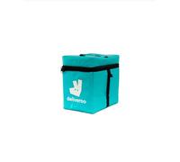 Deliveroo Small Thermal Delivery Bag, Waterproof, 34x34x25cm, Teal, Compact Size