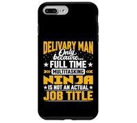 Delivery Man Job Title - Funny Delivery Person Case for iPhone 7 Plus/8 Plus