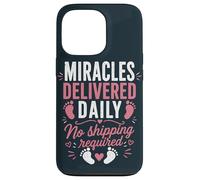 Delivery Nurse Labor RN Miracles L&D Nurse Case for iPhone 13 Pro
