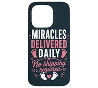 Delivery Nurse Labor RN Miracles L&D Nurse Case for iPhone 15 Pro