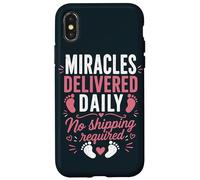 Delivery Nurse Labor RN Miracles L&D Nurse Case for iPhone X/XS