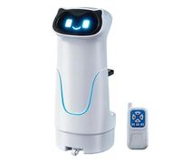 Delivery Robot - Smart Gesture Sensing, Interactive STEM Toy | Rechargeable Educational Robotics | Programmable Kids Birthday Gift, Remote Control Walking Droid, Small Home Playroom Accessory