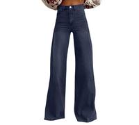 Delivery Wide Leg Jeans for Women UK Ladies Baggy Bootcut Denim Pants Loose Casual Y2K Streetwear Plus Size High Waisted Trousers Big Deals Day April