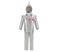 DELIVESS Tin Man Costume for Kids Child's Halloween Dress Up World Book Day Outfits 3pcs
