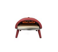 DeliVita Diavolo Gas-Fired Portable Pizza Oven - Powered by Propane, Butane or Camping Bottles, Includes Accessories - Folding Peel, Carry Case, Temperature Gun, Camping Regulator and Gas Regulator