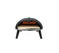 DeliVita Diavolo Gas-Fired Portable Pizza Oven - Powered by Propane, Butane or Camping Bottles, Includes Accessories - Folding Peel, Carry Case, Temperature Gun, Camping Regulator and Gas Regulator