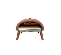 DeliVita Diavolo Gas-Fired Portable Pizza Oven - Powered by Propane, Butane or Camping Bottles, Includes Accessories - Folding Peel, Carry Case, Temperature Gun, Camping Regulator and Gas Regulator