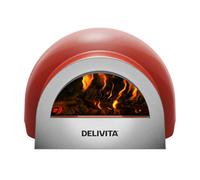 Delivita Original Wood Fired Clay Oven - Chilli Red