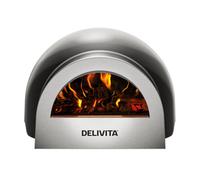 Delivita Original Wood Fired Clay Oven- Very Black