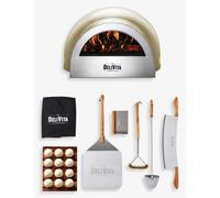Delivita Pizzaiolo Collection Stainless-steel and Stone Wood-fire Pizza Oven 75cm
