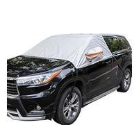 Delixike Car WindScreen Snow Cover,Car Waterproof Windshield Winter Cover For Ice,Snow,Frost Protection,Extra Large Size with Mirror Covers Fits for Most Vehicles
