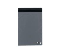 delka Mailing Bags, Durable Grey Poly Mailer Bags, Tear-Resistant Shipping Envelopes for Clothing, Documents, Strong Self-Seal Adhesive, Waterproof & Lightweight (6x9, 50PK)