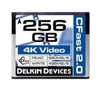 Delkin 256GB (560MB/Sec) Cinema CFast 2.0 Card