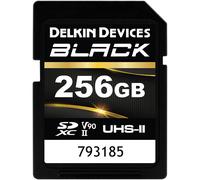Delkin BLACK 256GB (300MB/s) UHS-II V90 SDXC Memory Card