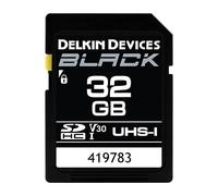Delkin BLACK 32GB (90MB/s) UHS-I V30 SDHC Memory Card