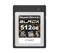 Delkin Devices Black 512GB CFexpress™ Type B 4.0 VPG400 Memory Card - High-Speed Performance Photography Accessories for Professional Photography & Videography (512GB)