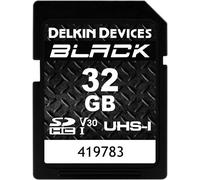 Delkin Devices Black Rugged SDHC Memory Card, UHS-I, C10, U3, V30, Full HD & 4K