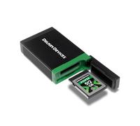 Delkin Devices USB4 CFexpress Type B Card Reader - 40Gbps Compatible with Thunderbolt™, Aluminum Build, Plug & Play, Built-in Card Storage, Windows & Mac Compatible (DDREADER-60)