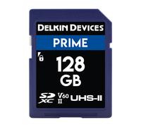 Delkin PRIME 128GB (280MB/s) UHS-II V60 SDXC Memory Card