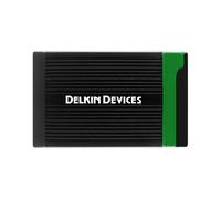 Delkin Devices USB4 CFexpress Type B Card Reader - 40Gbps Compatible with Thunderbolt™, Aluminum Build, Plug & Play, Built-in Card Storage, Windows & Mac Compatible (DDREADER-60)