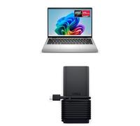 Dell 14 DC14255 Laptop Copilot+ PC, 14'' 2K Display, AMD Ryzen AI 7 350, AMD Radeon, 16 GB DDR5 RAM, 1 TB SSD, W11H, UK QWERTY Backlit Keyboard, Platinum Silver, 65W USB-C AC Adapter with Power Cord