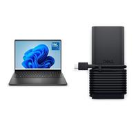 Dell 16 Laptop DC16250, 16" 2K WVA Anti-Glare 16:10, Intel Core 7 150U, 16GB RAM, 1TB SSD, Intel UHD, W11H, UK QWERTY, Fingerprint, Carbon Black 65W USB-C AC Adapter with Power Cord - UK