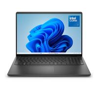 Dell 16 Laptop DC16250, 16" 2K WVA Anti-Glare 16:10, Intel Core 7 150U, 16GB RAM, 1TB SSD, Intel UHD, Windows 11 Home, UK QWERTY, Fingerprint, Carbon Black (Power Adapter Sold Separately)
