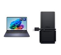 Dell 16 Plus 2-in-1 Laptop DB06250 Copilot+ PC, 16" 2.5K Mini-LED Touch HDR600 90Hz, Intel Core Ultra 7 256V, 16GB, 1TB SSD, Win 11 Home, QWERTY - Blue + 65W USB-C AC Adapter with Power Cord