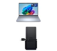 Dell 16 Plus DB16250 Laptop Copilot+ PC, 16'' 2.5K Display, Intel Core Ultra 7 256V, Intel Arc, 16GB RAM, 512GB SSD, W11H, UK QWERTY Backlit Keyboard, Ice Blue, 65W USB-C AC Adapter with Power Cord