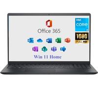 DELL 2024 Inspiron 15 3520 Slim Laptop, 15.6" FHD LED Display, with Microsoft Office 365, Intel Core i3-1115G4 up to 4.1GHz, 8GB RAM, 256GB SSD, Windows 11 Home, HDMI, Webcam, Black (Latest Model)