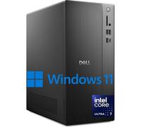 Dell 2025 ECT1250 Business Desktop - Intel Ultra 7-265K, (20 Core Processor 20 Threads), 32GB DDR5 Memory, 1TB PCIe SSD, Ultra-Quiet Design, Dual 4K Monitor Support, Keyboard and Mouse, Windows 11