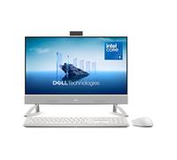 Dell 24 All-in-One Desktop ec24250-23.8-inch FHD Touch Display, Intel Core 5 Processor 120U, Intel Graphics, 16GB DDR5 RAM, 512GB SSD, Windows 11 Home, Onsite Service+6 Months Retail Migrate - White