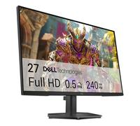 Dell 27 Gaming Monitor - SE2726HG, Full HD (1920x1080), 240Hz, Fast IPS, 0.5ms, AMD FreeSync Premium, 99% sRGB, HDR10, VESA (100x100mm), DisplayPort, 2 HDMI, 3 Year Warranty, Black