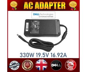 Dell 330W Power AC Adapter Charger 7.4 x 4.5mm DA330PM111 Alienware Laptop
