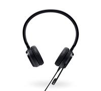 Dell 74J6M Pro Stereo USB Headset, UC350, black
