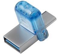 DELL AC429144 USB flash drive 256 GB USB Type-A / USB Type-C 3.2 Gen 1 (3.1 Gen 1) Blue, Stainless steel