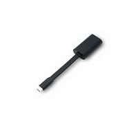 DELL 470-ABND Gigabit Ethernet USB Type-C Black cable interface/gender adapter