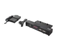 Dell Advanced port replicator for Dell Latitude E series featuring 5 USB ports multiple video outputs and 130W power supply.