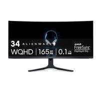 Dell ALIENWARE 34" CURVED QD-OLED Gaming Monitor - AW3423DWF, AlienFX lighting system, Response Time 0.1 ms, Anti-reflective,