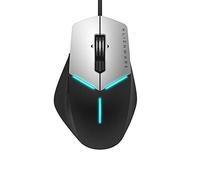 Dell Alienware AW558 Advanced Gaming Mouse, Customisable AlienFX Lighting, Input Options (9 Buttons) and Extended Grip Thumb