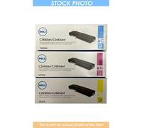 Dell C2660 C2665 Toner CMY Extra High Yield Pack of 3