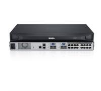 Dell DAV2216-G01 16-port analog, upgradeable to digital KVM switch with two local users, single power supply