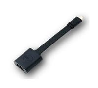 DELL DBQBJBC054. Cable length: 0.132 m. Connector 1: USB C Connector 2: USB A USB version: USB 3.2 Gen 1 (3.1 Gen 1) Connector gender: Male/Female Product colour: Black