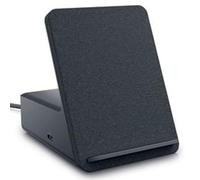 Dell Dual Charge Dock HD22Q - Fabric Wrapped Charging Stand, Type-C Connector, Qi Enabled Charging, Wake-on-Dock, Smartphone Rest, Power Button LED - Magnetite,Black