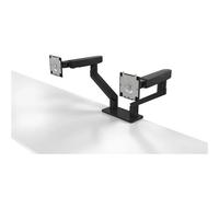 DELL Dual Monitor Arm MDA20. Maximum weight capacity: 10 kg Minimum screen size: 48.3 cm (19") Maximum screen size: 68.6 cm (27"). Height adjustment Tilt angle range: -35 - 80. Product colour: Black