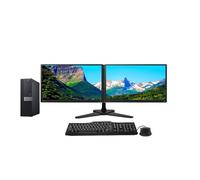 Dell Dual Monitor Trading Setup OptiPlex 5070 SFF PC - Intel Core i5 9th Gen, With 2 x 23 Matching HD 1080p Monitors, Leg Base Stand, Windows 11 Pro OS (Renewed) (32GB DDR4 RAM - 1TB SSD)