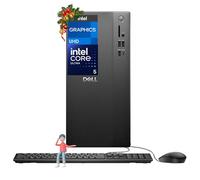 Dell ECT1250 Slim Desktop Computer - Intel Core Ultra 5-225 (10 Cores, Up to 4.9GHz), 32GB DDR5 RAM, 1TB PCIe SSD, Intel UHD Graphics, Windows 11 Pro, Wi-Fi 6, w/Keyboard & Mouse Combo